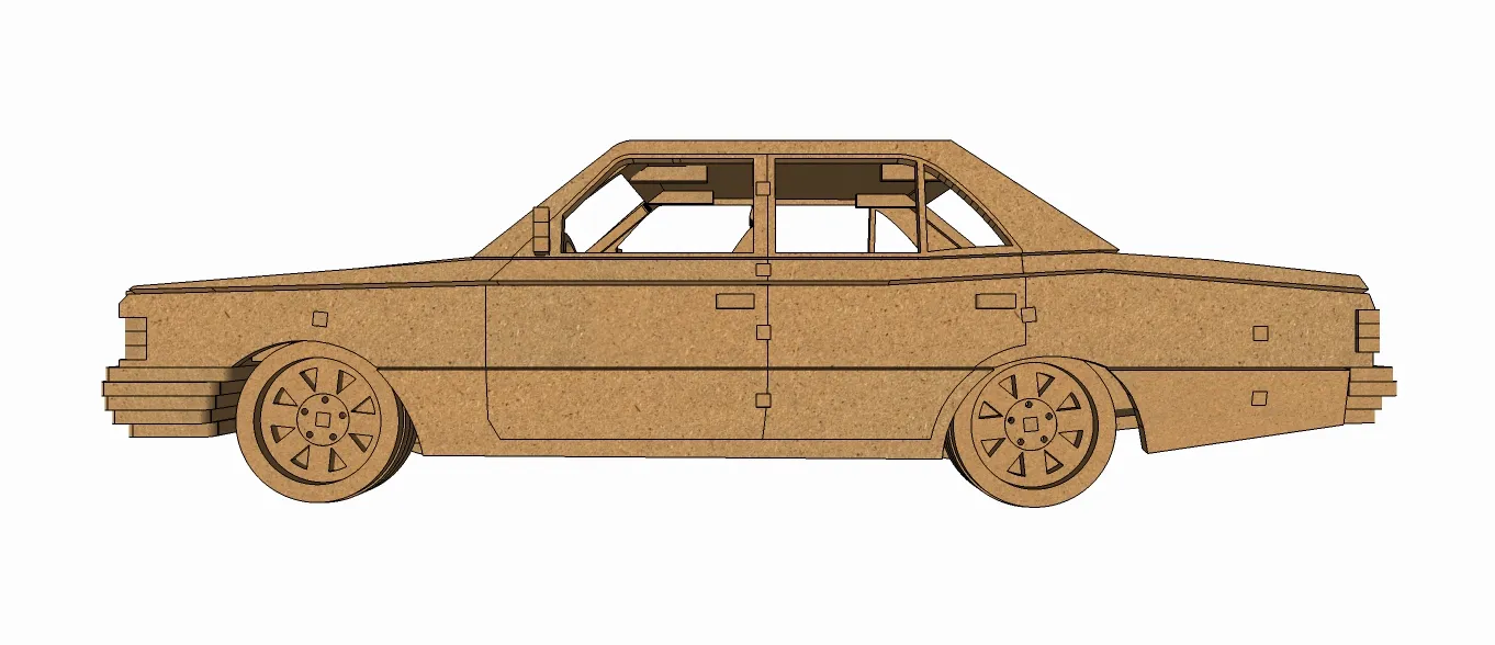 Laser Car Design 11 | فایل CNCmood