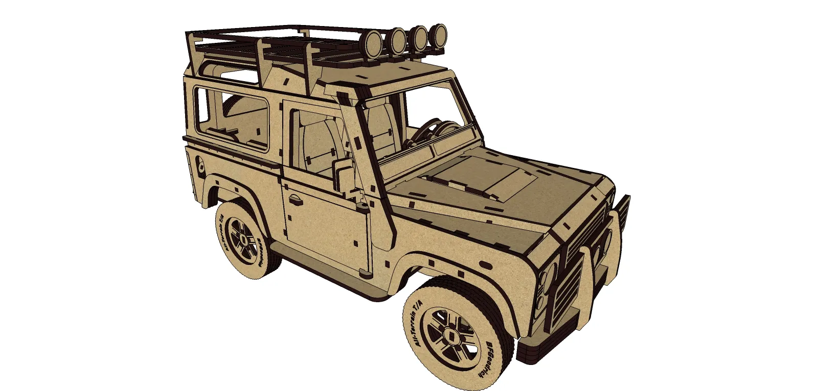 Laser Car Design 21 | فایل CNCmood