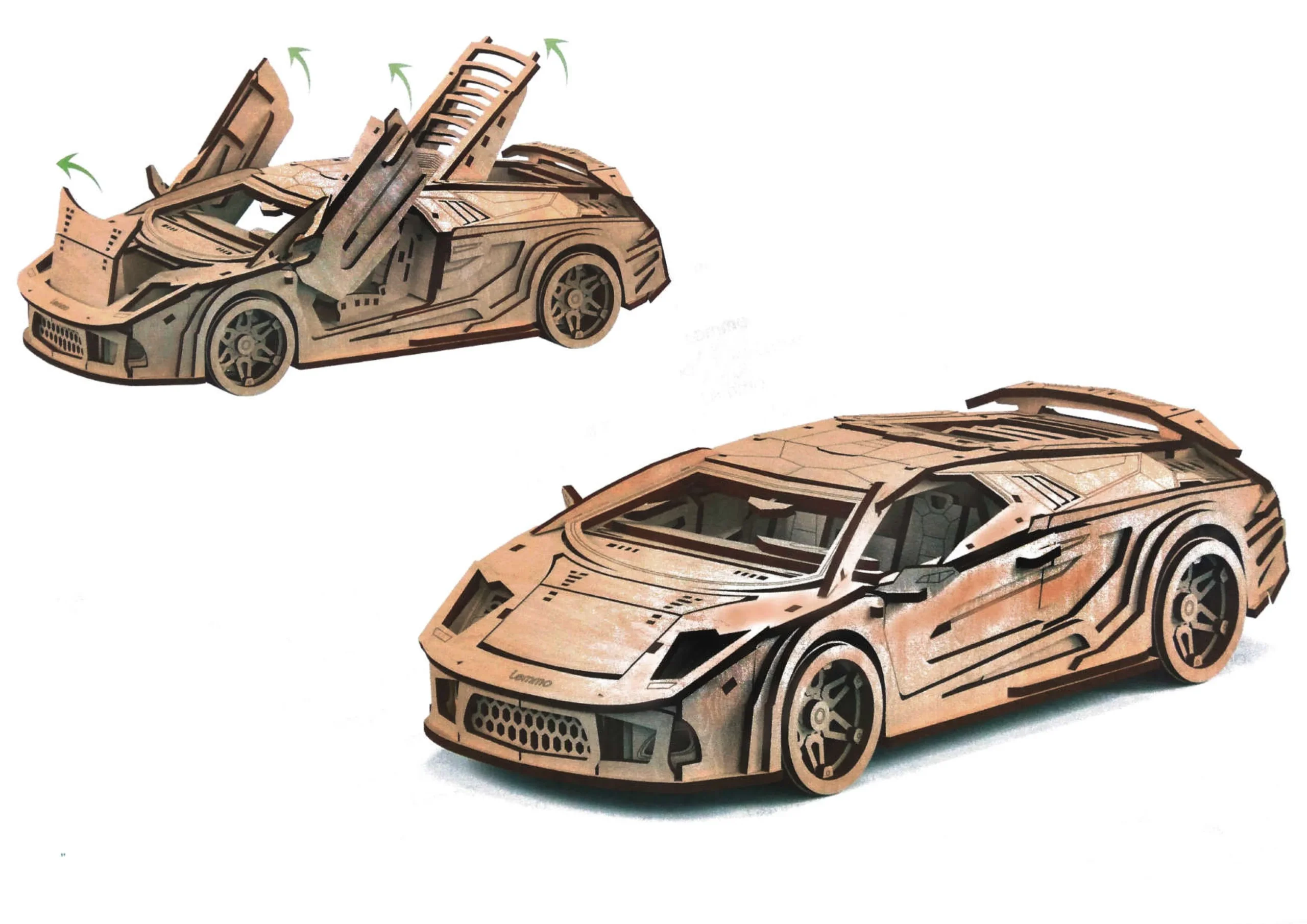 Laser Car Design 25 | فایل CNCmood
